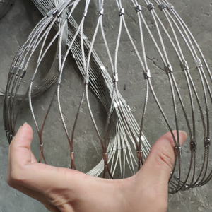 Filet <span class=keywords><strong>tressé</strong></span> Anti-oiseau, diamètre de fil 0.8mm, 20*20mm, taille de trou, câble métallique, maille de câbles - Product Image 2