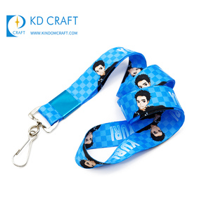 Fabrik Direkt verkauf benutzer definierte Sublimation Druck Cartoon <span class=keywords><strong>Anime</strong></span> Halsband <span class=keywords><strong>Lanyard</strong></span> für Kinder - Product Image 2