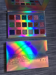 Venta al por mayor de alta suelto pigmento 18 color hacer su propio logotipo de etiqueta privada brillo sombra de ojos - Product Image 5
