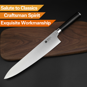 Pisau Tukang Jagal Gyuto 10.5 Mm, Pisau Koki Baja Tahan Karat <span class=keywords><strong>440C</strong></span> Profesional 270 Inci
