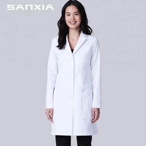 <span class=keywords><strong>100</strong></span>% <span class=keywords><strong>cotone</strong></span> o Poliestere delle Donne del <span class=keywords><strong>Cotone</strong></span> <span class=keywords><strong>Bianco</strong></span> <span class=keywords><strong>Camice</strong></span> da laboratorio - Product Image 2