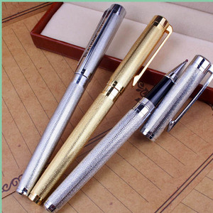 2013 Logam Cap Roller Fountain Perak/Emas Plating Schmidt Pens