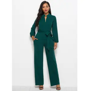 Jumpsuit Lengan Panjang Wanita, Pakaian Afrika C11072a