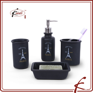 <span class=keywords><strong>Noir</strong></span> haute gamme distributeur de <span class=keywords><strong>savon</strong></span> de bain en céramique décoration magasin pot vente chaude - Product Image 2