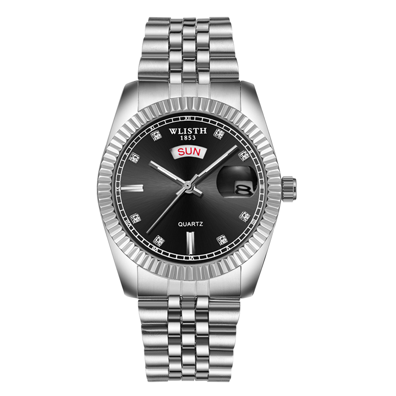 Black/silver steel strip4#