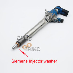 Buse d'<span class=keywords><strong>injecteur</strong></span> à rampe commune anneau de rondelle en cuivre 2mm joint en laiton E1023603 pour <span class=keywords><strong>injecteur</strong></span> <span class=keywords><strong>siemens</strong></span> 5 pièces/sac - Product Image 1