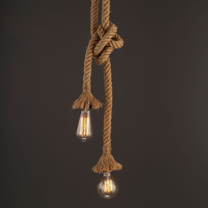América del estilo simple retro <span class=keywords><strong>de</strong></span> cáñamo <span class=keywords><strong>cuerda</strong></span> colgante <span class=keywords><strong>de</strong></span> iluminación para la sala <span class=keywords><strong>de</strong></span> <span class=keywords><strong>estar</strong></span> - Product Image 5