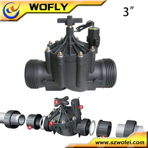 4 אינץ 'סולנואיד שסתום ac220/110/24v dc24/12v dc לסתום להשקיה או מערכת ממטרה - Product Image 3