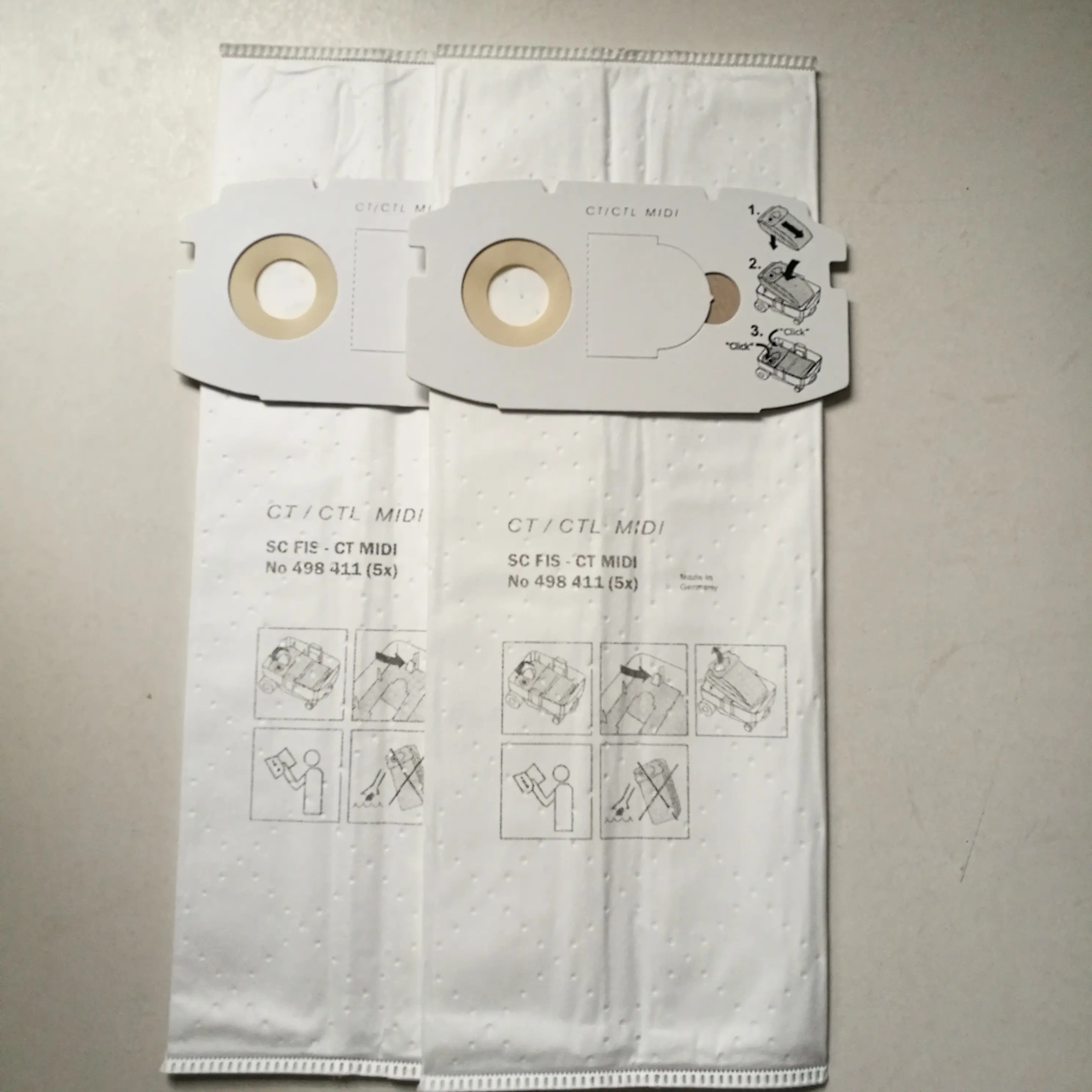 Sacchetto per la polvere in tessuto non tessuto di alta qualità Midi Ct/ ctl/ 22 sacchetto filtro Hepa per aspirapolvere in microfibra per Festool