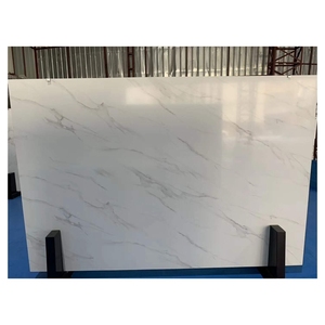 Calacatta volaka beyaz yapay mermer taş levhalar ucuz - Product Image 4