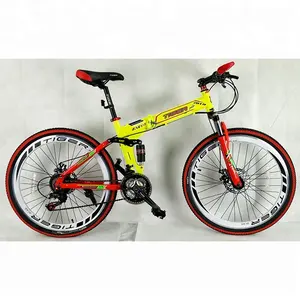 Vélo pliant en acier <span class=keywords><strong>chinois</strong></span> <span class=keywords><strong>pas</strong></span> <span class=keywords><strong>cher</strong></span>, vélo de montagne, vélo tout terrain - Product Image 1