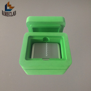 384 bien 0.2 ml PCR microtubo utilizado con pila collar coolstore de Cryocore hielo enfriamiento de microtubo estación crio caja - Product Image 1