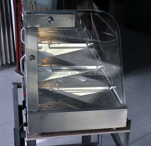 유리 디스플레이 3 레이어 테이블 탑 디스플레이 베인 마리 Cabine/뜨거운 음식 디스플레이 - Product Image 3