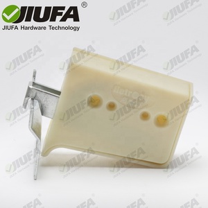 JIUFA Đồ Nội Thất Phần Cứng Nhựa ABS Bìa Có Thể Nhìn Thấy Treo <span class=keywords><strong>Bracket</strong></span> Cho Nội Thất Nội Các Dày Điều Chỉnh Treo Móc Áo - Product Image 2