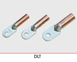 Penjualan laris DLT tembaga aluminium Bimetal kabel Lug kabel Terminal spesifikasi harga rendah kabel Bimetal Lug