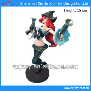 2013 New Product Legal of Legend LOL Miss Fortune Resin Figure