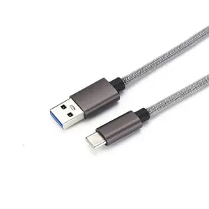Hankpower PET braided USB3.0 type-c data charge cable for new mobile phone
