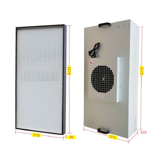 FFU Fan Lọc Đơn Vị Lọc Máy Lọc Không Khí Thanh Lọc laminar flow hood sạch đổ bụi miễn phí hội thảo Cao Hiệu Quả - Product Image 1