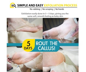 Masque exfoliant pour les pieds OEM, pour éliminer les peaux mortes - Product Image 5