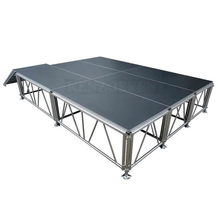 Aluminum truss stage mobile stage platform for sale