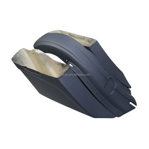 Alforja estirada TCMT de 7 "y cola larga para guardabarros trasero para Harley Touring Bagger 2014-18 - Product Image 2