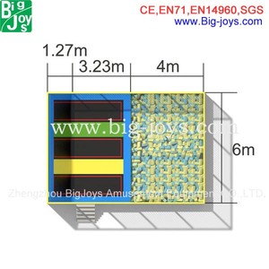 <span class=keywords><strong>Parc</strong></span> de trampoline intérieur de petite taille de haute qualité à vendre à bas prix - Product Image 2