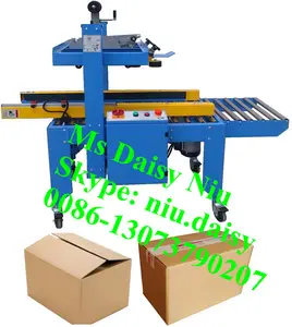 semi-automatic box gluing machine/folding carton box gluing machine/cardboard box gluing machine