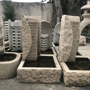 <span class=keywords><strong>Fontane</strong></span> d'Acqua Moderne <span class=keywords><strong>in</strong></span> <span class=keywords><strong>Pietra</strong></span> Naturale di Granito Scolpito con Cascata <span class=keywords><strong>per</strong></span> Decorazione Giardino - Product Image 2