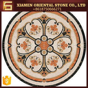 Personalizado diseño <span class=keywords><strong>flor</strong></span> pulido azulejos <span class=keywords><strong>de</strong></span> mármol chorro <span class=keywords><strong>de</strong></span> agua patrón <span class=keywords><strong>de</strong></span> suelo - Product Image 1
