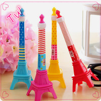 Fotos de artigos de papelaria baratos bola caneta esferográfica promoção melhor qualidade engraçado torre eiffel em forma de caneta