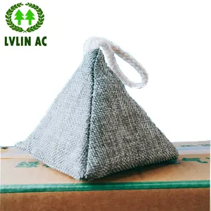 Pyramid Shape Air Purifying Bag Air Freshener Bag Filters Air Activated Carbon Bag For Home And Car Decorate
