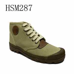 LXG, Bottes de randonnée pour hommes Outdoor <span class=keywords><strong>Ranger</strong></span> Boot High Top Canvas Trekking Ankle Shoes for Men HSM287 - Product Image 3