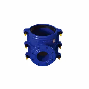 Pipe repair clamp / Tapping Tee/ saddle / Tee/ hot tap of Ductile iron pipes