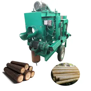Wood tree log debarker machine | Tree log bark peeling machine | Wood tree processing machine