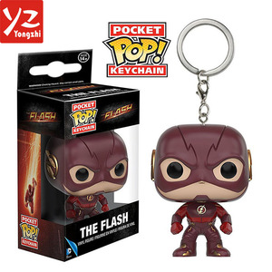 ¡ Nuevo! Venta caliente funko pop el flash <span class=keywords><strong>llaveros</strong></span> héroe PVC <span class=keywords><strong>llaveros</strong></span> fábrica venta directamente - Product Image 1