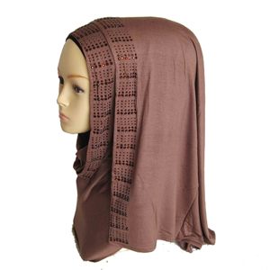 Jersey Maxi Wanita, Hijab Islam Ukuran Besar 6 Baris Batu Premium Berlian Imitasi - Product Image 4