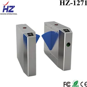 Automation gate barrier flap turnstile with uhf rfid reader