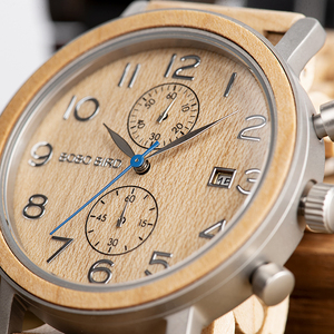 Para <span class=keywords><strong>Bobo</strong></span> Bird, superventas, reloj <span class=keywords><strong>de</strong></span> lujo <span class=keywords><strong>de</strong></span> madera y Metal para hombre, estilo informal, esfera inteligente, pantalla, movimiento <span class=keywords><strong>de</strong></span> cuarzo, encanto <span class=keywords><strong>de</strong></span> moda - Product Image 4