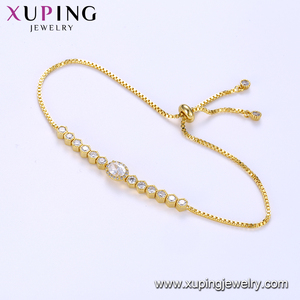 75296 xuping braccialetto di fascino 24 k <span class=keywords><strong>oro</strong></span> bracciali gioielli per le donne - Product Image 5