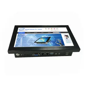 2LAN Port Dual-Core Cpu Mini Pc Dual Nic 10Inch Industriële Touch Panel Pc