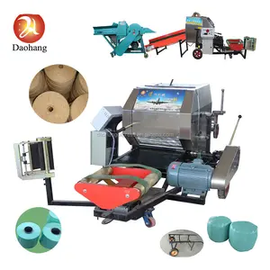 Factory price round silage baler machine hay wrapping machine