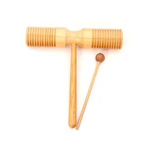 Sensorial instrumentos de música de percusión madera dos tono bloque