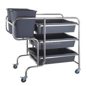 สแตนเลสรอบห้องให้บริการอาหารห้องครัวรถเข็น - Product Image 2