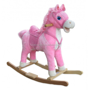 <span class=keywords><strong>Cheval</strong></span> à <span class=keywords><strong>bascule</strong></span> en peluche, vente en gros, mélange de couleurs, FL318 - Product Image 2