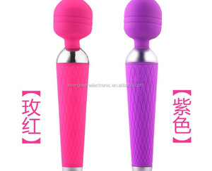 16 geschwindigkeit Wiederaufladbare Erwachsene Spielzeug <span class=keywords><strong>AV</strong></span> Zauberstab Vibrator Zauberstab Kugel Vibrator für frau masturbation