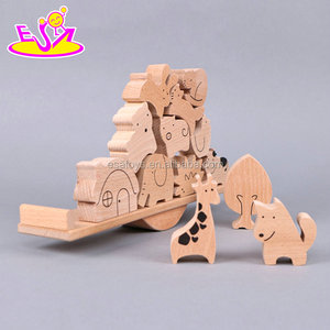 New hottest <span class=keywords><strong>giochi</strong></span> educativi per bambini in <span class=keywords><strong>legno</strong></span> impilabile blocchi di animali in forma diversa W11F069 - Product Image 5