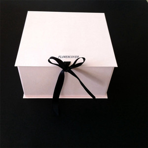 Thiết Kế Mới Tùy Chỉnh Logo Riêng Ủng Hộ Đám Cưới Kẹo Cookie Sô Cô La Hộp Quà Tặng Cho Quần Áo Đồ Bơi Váy Với Ribbon Đóng Cửa - Product Image 6