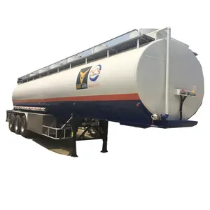 Best quality new coming tir-axle fuel tank semi trailer 40KL to 50KL 3 axles Crude Oil Transport Truck price