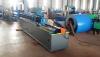 Oméga profil goujon rouleau din rail formant la machine