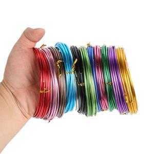 1/1.5/2/2.5mm Multicolore <span class=keywords><strong>Fil</strong></span> D'aluminium Rond Métal Mou Fleuristes <span class=keywords><strong>Fil</strong></span> Enroulé <span class=keywords><strong>Pour</strong></span> Résultats <span class=keywords><strong>DE</strong></span> <span class=keywords><strong>Bijoux</strong></span> BRICOLAGE Artisanat Accessoires - Product Image 2